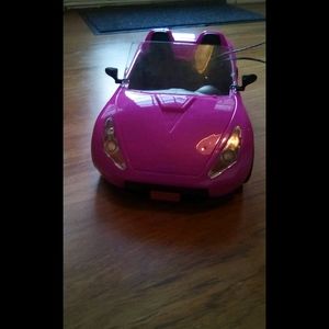 Pink Barbie car